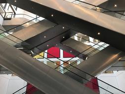 Abstract Escalator Interior