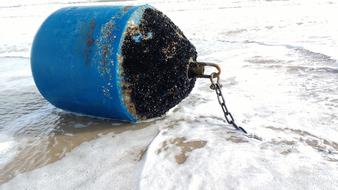 Buoy Beacon on Sea