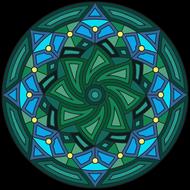 mandala relax figure