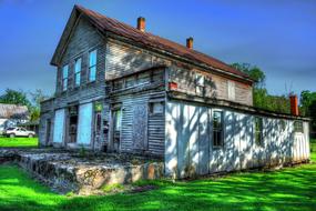 Old Vintage house wood