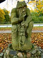 DevilS Bridge Statue Stone