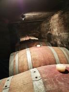 Wine Cellar Wooden Barrels
