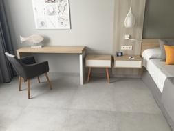cozy room interior with a bed