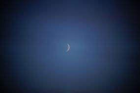 Moon Evening Sky