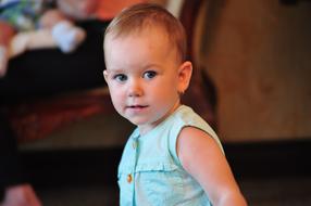smiling child portrait