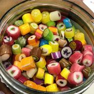 sugar candies with a pattern