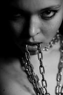 Woman Model Fiction Black And