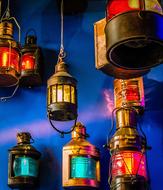 Lanterns Color Colorful