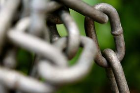 large iron chains