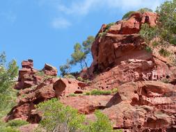 Red Sandstone Rocks Forms