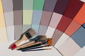 Color Patterns Brush Design Wall