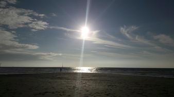 Hai Bian The Evening Sun