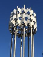 doves, steel art object at Blue Sky, Germany, Dessau