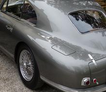 metallic old car