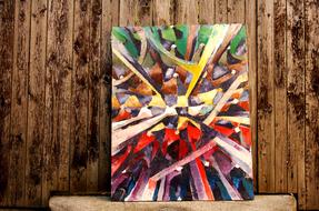 The Image Of Terror Oil On Canvas