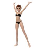 render sporty young woman