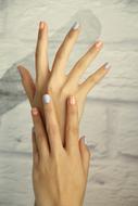 two female hands with manicure