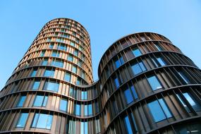 glass-fronted towers in denmark