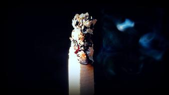 Cigarette Smoke Ash