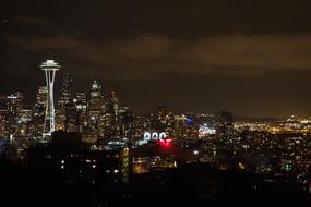 Seattle Night View Space