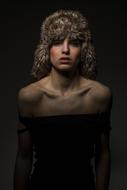 Young Woman Model Composition