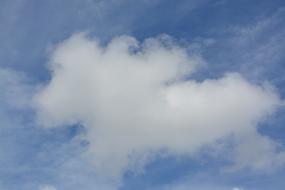 view of a large cloud in the sky