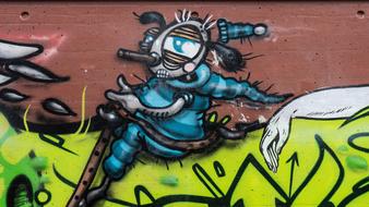 Graffiti Decoration Painted