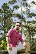 Skateboard Boy pink shirt
