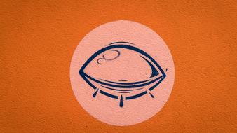 Graffiti Eye Closed