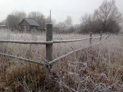 Village Rural Landscape Fence