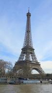 tall tower of paris view
