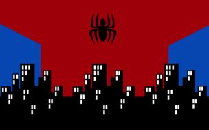 hero spider city drawing