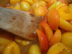 flat cut fruit