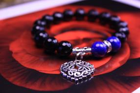 bracelet with blue stones