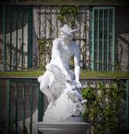Hermes, aged Stone sculpture