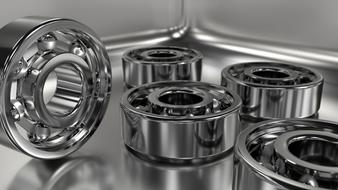 bearing steel chrome metallic