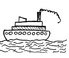 ship water coloring books maritime