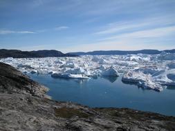 Jakobshavn Icebergs Greenland The
