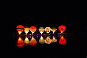 Night Nightglow Hot Air Balloon