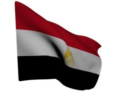 flag egypt stripes red white black