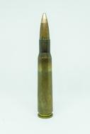 long green bullet of the gun