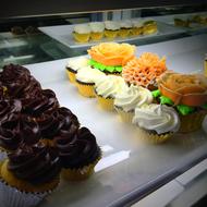 sweet multicolored cakes