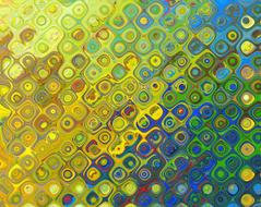 yellow blue textured background