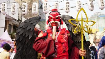Traditional tengu costume