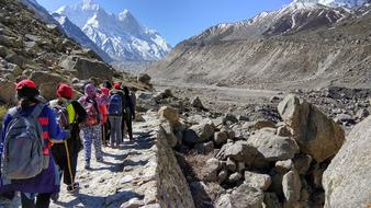 Mountains Trek Students