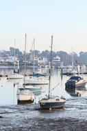 Boats Mud Hamble