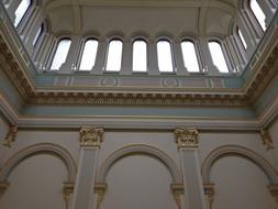 the interior of the Parliament building in Melbourne