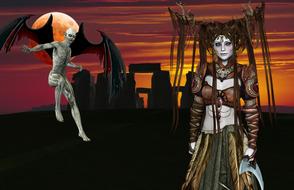 Fantasy Druid Stonehenge