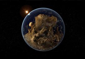 planet sun stars space astronomy