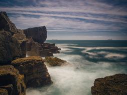 Ocean Fog Rocks